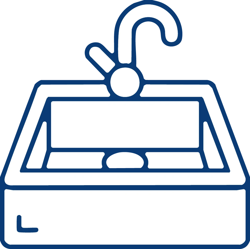 Blocked Kitchen Sink